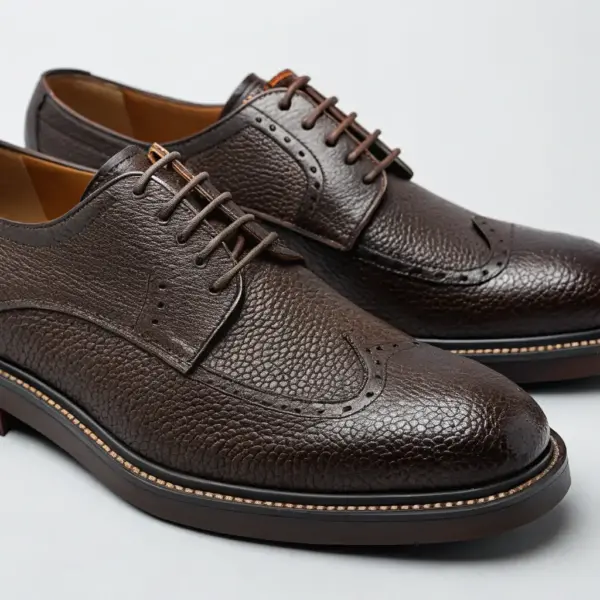 HolmRun Derby Leather Shoes